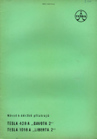 Tesla 428-1018 - Navod k udrzbe 